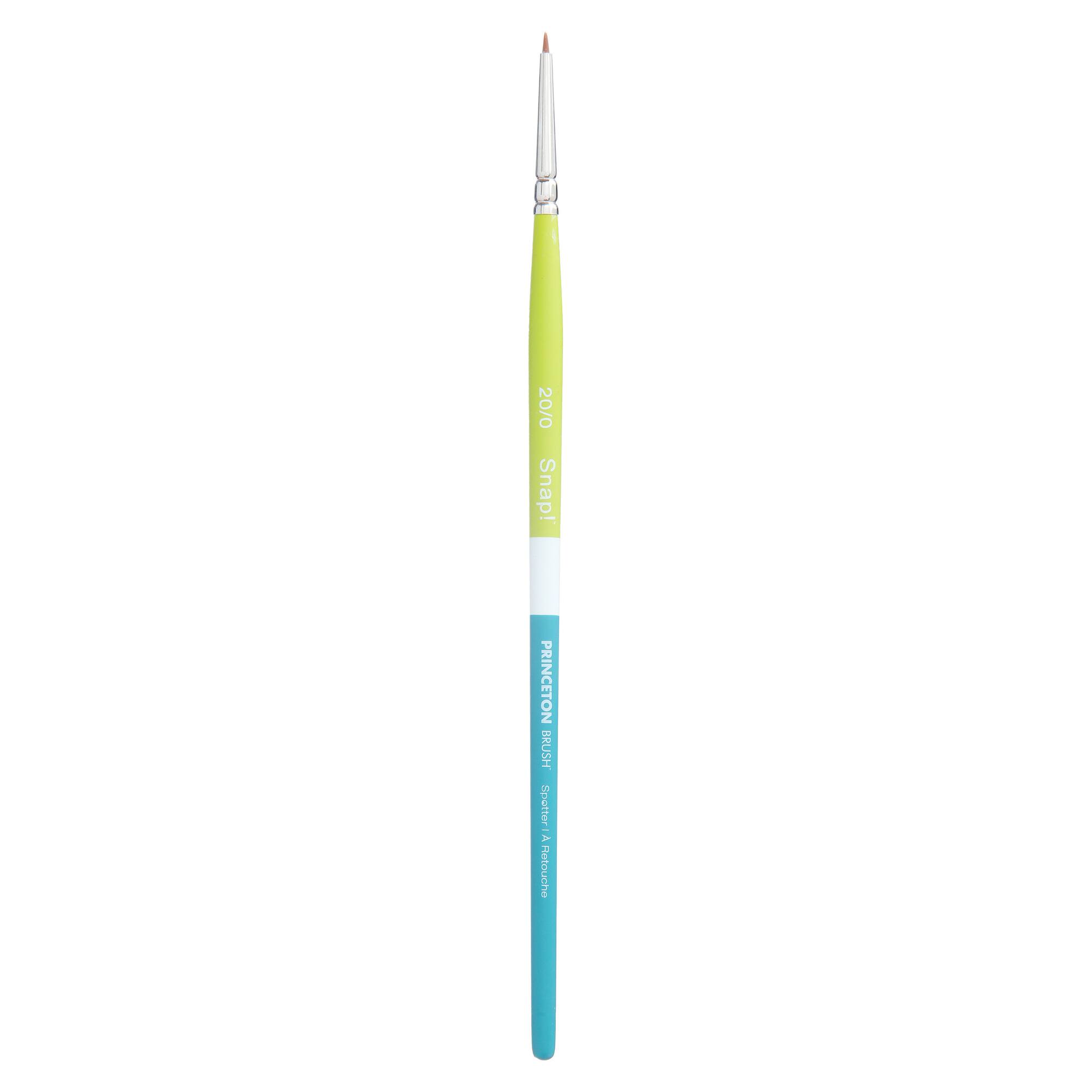 Princeton™ Snap!™ Series 9950 Synthetic Short Handle Spotter Brush, Size 20/0